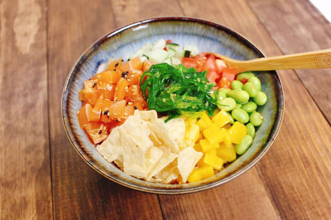 Vegan Salmon Poke