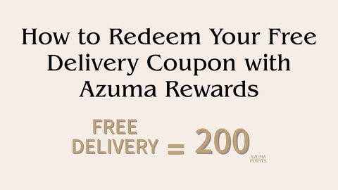 🎁 How to Redeem Your Free Delivery Coupon with Azuma Rewards