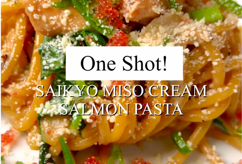 🍝 Saikyo Miso Cream Salmon Pasta 🐟