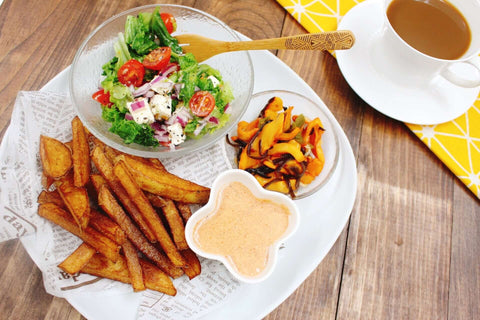 Fried Potato with Mentai Dip