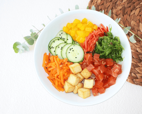 Plant based Tuna Poke