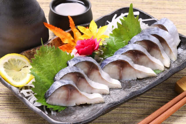 Shimesaba Rice Bowl Shimesaba Sashimi