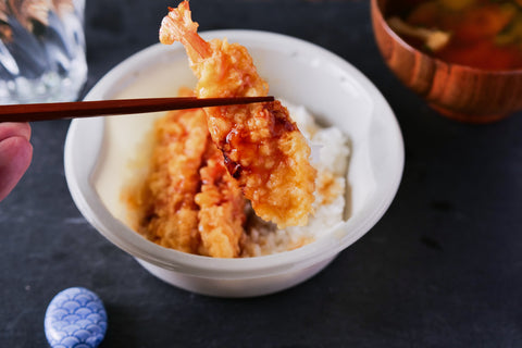 Ebi Tempura Bowl (Shrimp Tempura Rice Bowl)