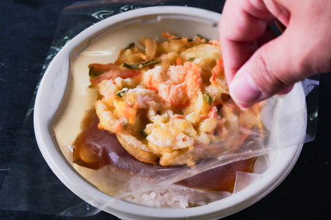 Ebi Kakiage Rice Bowl (Shrimp & Veg. Bird Nest Tempura Rice Bowl)