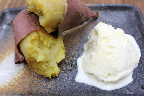 Beni-Tenshi Yaki-imo - Japanese Roasted Sweet Potato