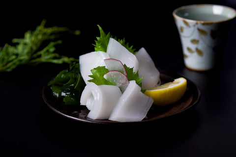 Plant-based Sashimi SQUID